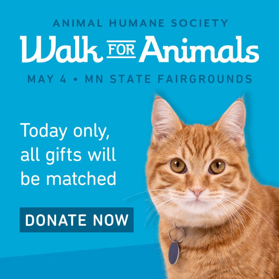 Today only, all gifts will be matched. Donate now.